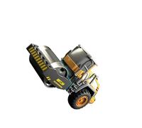 KIXZSAZ Camions de Chantier, Jouets de Construction, véhicules Robustes et durables, Petits engins Chantier pour Une créativité sans Fin, Petits Jouets pour Les Tout-Petits, Rouleau