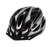 KIXZSAZ Casque de Skateboard léger, Antichoc, Confortable et Respirant avec jugulaire réglable, idéal pour Les Sports de Plein air et Le vélo, Noir et Blanc, 26 x 21 x 14 cm