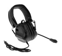 KIXZSAZ Casque sans Fil avec Microphone détachable, écouteurs électroniques réglables pour la Communication Lors d'activités Sportives en extérieur, écouteurs Intra-Auriculaires réglables pour, Noir