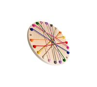 KIXZSAZ Casse-tête à Corde torsadée, Casse-tête de démêlage, Jeux de réflexion stimulants, développement l'intelligence et des capacités logiques des Enfants, Rond, 22.3 x 22.3 x 1. cm