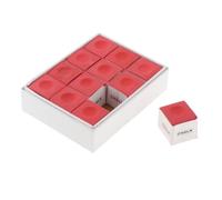 KIXZSAZ Ce Paquet de craies de Billard léger Contient 12 pièces Pratiques pour Vos queues Billard et améliorer Votre contrôle et Votre régularité Pendant Le Jeu.