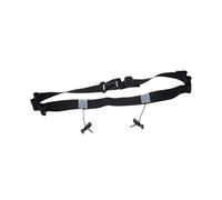 KIXZSAZ Ceinture de Course athlétique avec dossard, très résistante et légère. Comporte 2 carrés réfléchissants. Porte-dossard pour Course en soirée. Attache pour