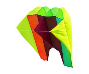 KIXZSAZ Cerf-Volant Soft Pilot de Grande Taille, Amusant et coloré, pour Une expérience de vol captivante en Plein air. Le cerf-Volant Rainbow Fly est