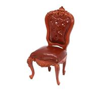 KIXZSAZ Chaise Miniature à l'échelle 1/12 : Un Meuble Qui enrichit l'univers de Jeu créatif grâce à Ses détails réalistes. Chaise Miniature l'échelle