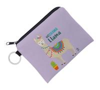 KIXZSAZ Change Purse Creative Multipurpose Zipper Coins Bag Pochettes Alpaga pour Prints Belle Polyester Cartoon Style Porte-Monnaie