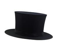 KIXZSAZ Chapeau Haut-de-Forme Pliable, Accessoire de Magie Facile à Ouvrir pour Les Enfants, idéal pour Les Tours de Magie et Les déguisements. Jouet pour, Noir, 14 x 33.5 cm