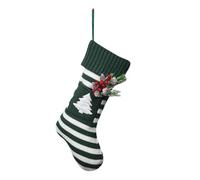 KIXZSAZ Chaussettes de Noël Décor de vacances unique et à la mode Ces bas Noël sont faits décorations en tissu, Arbres verts