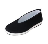 KIXZSAZ Chaussures Traditionnelles de Pékin à Semelle en Caoutchouc, conçues pour Le Confort Lors d'événements Sportifs et culturels, Noir, Quarante-Cinq