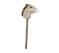 KIXZSAZ Cheval à bâton léger, Jouet idéal pour développer l'équilibre et l'imagination des Petits Cavaliers. Cadeau Parfait pour Les Enfants d'âge préscolaire. Jouet en , Beige , 70 x 30 cm