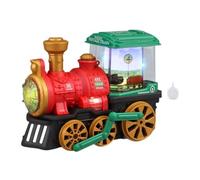 KIXZSAZ Circuit de Train électrique Miniature pour garçons de 3 à 8 Ans : lumières LED réalistes, Effets sonores captivants, Coffret Musical éducatif pour Enfants.