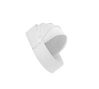 KIXZSAZ Coffret Cadeau Floral en Forme de Berceau réutilisable, boîte en Forme de Berceau pour bébé, Emballage Cadeau Attrayant, Cadeaux de Naissance, Blanc, 33.5 x 17.5 x 21 cm