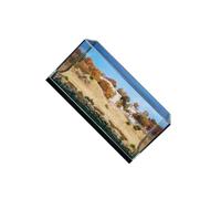 KIXZSAZ Coffret de Rangement pour Voitures Miniatures avec Couvercle en Acrylique, présentant Les modèles dans Un décor Unique. Matériaux acryliques. Échelle 1/64. Vitrine pour maquettes. Diorama.