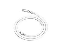 KIXZSAZ Collier en métal Cou Pendentif Bijoux De Mode Fine Fabrication Rencontres Prop Couple Sterling Serpent Chaîne Argent Homme Accessoire, Argent, 50cm