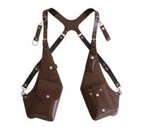 KIXZSAZ Conception Polyvalente à Poches Multiples pour Un Usage Quotidien sous Les aisselles. Modèle Unisexe Polyvalent. Idéal pour Les Voyages, la randonnée et Le Camping.