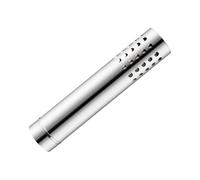 KIXZSAZ Conduit de cheminée pour poêle à bois de camping extérieur, tube d'évacuation résistant à la chaleur, double conduit, en alliage d'aluminium de, Argent, 50 cm