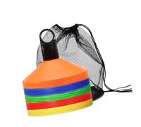 KIXZSAZ Cônes de Football Ronds à Ouverture Arrondie pour Plus de sécurité. Adaptés à pour Tous Les âges, Ils sont particulièrement adaptés pour aux Enfants. Idé pour