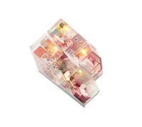 KIXZSAZ Construisez Vos rêves avec ce kit de Maison de poupée Miniature à Monter soi-même, rempli Meubles Miniatures et d'accessoires pour des Heures Jeu créatif !