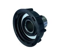 KIXZSAZ Conteneur IBC 1 Pouce adaptateurs de vanne de Robinet vidange raccord Tuyau Plastique connecteur en Acier Inoxydable pièces Rechange