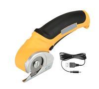 KIXZSAZ Coupe-tissu efficace - Outil facile à utiliser pour la couture et la couture de vêtements en ABS Ciseaux en tissu de cuir, jaune