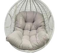 KIXZSAZ Coussin de Dossier Confortable pour Chaise Suspendue, ne se déforme Pas et ne s'affaisse Pas Facilement après Une Utilisation prolongée, Gris Clair, 80 * 120cm