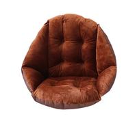 KIXZSAZ Coussin de siège en peluche épais tufté chaise taille banc de jardin doux nid coquille forme coussin pour fauteuil chaises bureau