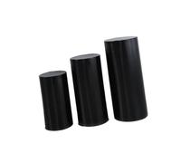 KIXZSAZ Couvertures de plinthe de cylindre fête, 3 pièces/ensemble, pour un décor d'événement élégant | Ensemble 3 housses incluses pour pouvoir être utilisées à plusieurs reprises