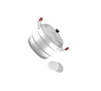 KIXZSAZ Cuiseur vapeur à deux niveaux - Idéal pour les cuisiniers soucieux de leur santé et recherchant de délicieux repas vapeur pour toute la famille. Cuiseur à deux niveaux grande capacité.