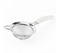 KIXZSAZ Cuisson farine tamis riz maille fine anti-dérapant passoire Restaurant Portable écumoire filtre tamis cuisine Gadget fournitures pour la maison, à poignée de 14 cm