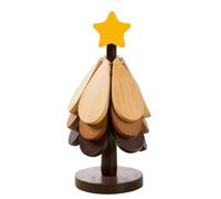 KIXZSAZ Dessous de Plat en Bois avec Support Isolant pour Sapin de Noël, trépieds résistants à la Chaleur et Support de Rangement Inclus. Dessous de Plat, 3 pièces 1