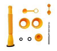 KIXZSAZ Deux Types de couvercles d'échappement de buse d'huile en Silicone, durables et fiables, Pour assurant une durée vie plus longue, buse d'huile remplacement ABS, Avec foret