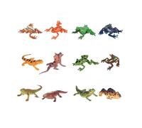 KIXZSAZ Développez Vos compétences avec des maquettes d'animaux Miniatures, des Jouets de Collection, Outils pédagogiques et décors Pratiques. Accessoires pour maquettes Polyvalents.