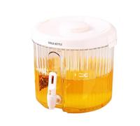 KIXZSAZ Distributeur de boissons 4 L avec robinet pour limonade et thé Pour aux fruits Distributeur d'eau en plastique avec robinet de boissons ABS avec, UN, 4L