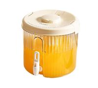 KIXZSAZ Distributeur de boissons 4 L avec robinet pour limonade et thé Pour aux fruits Distributeur d'eau en plastique avec robinet de boissons ABS avec, E, 4L
