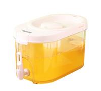KIXZSAZ Distributeur de boissons 4 L avec robinet pour limonade et thé Pour aux fruits Distributeur d'eau en plastique avec robinet de boissons ABS avec, B, 4L