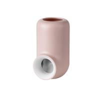 KIXZSAZ Distributeur de dentifrice mural auto-adhésif Tube de dentifrice manuel support de distribution accessoires d'étagère réutilisables, Rose