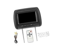 KIXZSAZ Écran d'affichage pour Voiture DC12V Noir avec Installation Facile, Menu multilingue et Double entrée vidéo. Accessoires : Double entrée vidéo, Menu multilingue.