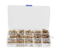 KIXZSAZ Écrous à tête moletée filetée en acier, faciles à installer, pour un assemblage, écrou rivets en cuivre haute Performance, 210 pièces