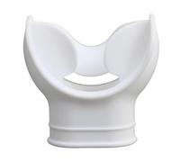 KIXZSAZ Embout buccal Universel en Silicone pour la plongée avec Tuba. Accessoire Confortable, Durable et Pratique pour Tous Les Adultes, offrant Une Longue durée de Vie. Cet, Blanc, 5.12 x 5.39 cm