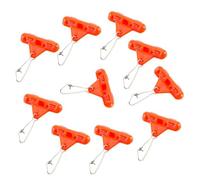 KIXZSAZ Émerillons de pêche à agrafes Haute résistance, conçus pour Durer. Légers, Ils assurent Une Performance optimale et Une Longue durée de Vie. Agrafe à Double