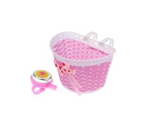 KIXZSAZ Enfants Vélos Panier Portable Amovible Remplacement Vélo Cycle Titulaire Pièces Accessoires avec Cloche