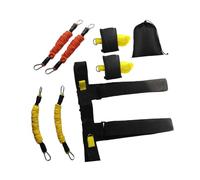 KIXZSAZ Ensemble de bandes de résistance polyvalentes pour l'entraînement de boxe : améliorez la force, l'agilité et renforcez vos bras. Ces bandes de