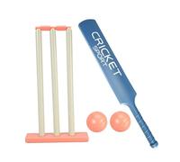 KIXZSAZ Ensemble de battes et balles de Cricket pour Enfants - Jeux d'extérieur Amusants dans Le Jardin - Encourager Un Mode de Vie Actif pour Les Enfants