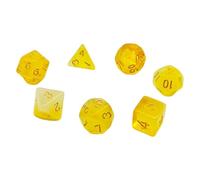 KIXZSAZ Ensemble de dés polyédriques D4, D6, D8, D10, D12 et D20 pour Jeux de société D&D et JDR. Un Choix idéal pour Une variété de dés