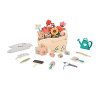 KIXZSAZ Ensemble de Jeu interactif de Jardin Fleuri favorisant l'apprentissage par Le Jeu et Le développement des compétences chez Les Jeunes Enfants. Jouet en Bois pour Tout-Petits.