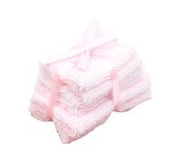 KIXZSAZ Ensemble de Serviettes de Bain Miniatures pour Maison poupée - Accessoires indispensables pour compléter Une scène Maison poupée et décorer Un présentoir , Rose , 4 x 2.8 x 3 cm