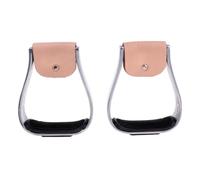 KIXZSAZ Étriers en Aluminium Durable pour Enfants, légers et résistants, pour l'équitation. Semelles antidérapantes Haute résistance.