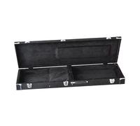 KIXZSAZ Étui rigide en bois pour guitare basse. Construction durable et sécurisée pour les musiciens et guitaristes. Étui rigide verrouillable pour guitares électriques standard.