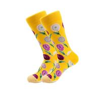 KIXZSAZ Femme - Chaussettes colorées de fleurs et de plantes pour les êtres chers Taille appropriée Motif fleurs Chaussettes drôles Mères, 3#Taille unique
