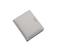 KIXZSAZ Femmes Court Portefeuille Changer pièces Photo Stockage Sac à Main Voyage Plage école Porte-Carte de crédit Sac Poche pour Femme, Gris