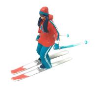 KIXZSAZ Figurine de décor ferroviaire Miniature Unique, ajoutant du caractère à Vos dioramas à l'échelle 1/87. Accessoires pour maquettes et Jouets, Orange Bleu, 2 cm